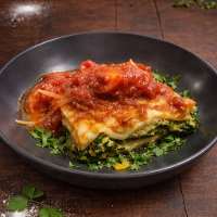 *Lasagne ze szpinakiem (vege)